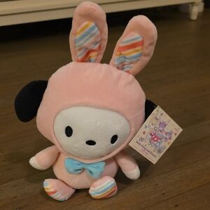 Sanrio Pochacco / Hello Kitty - Bunny Plush. NEW